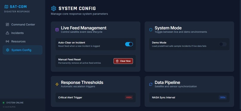 SAT-COM Disaster Response – screenshot 4