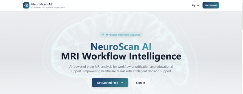NeuroScan AI – screenshot 1