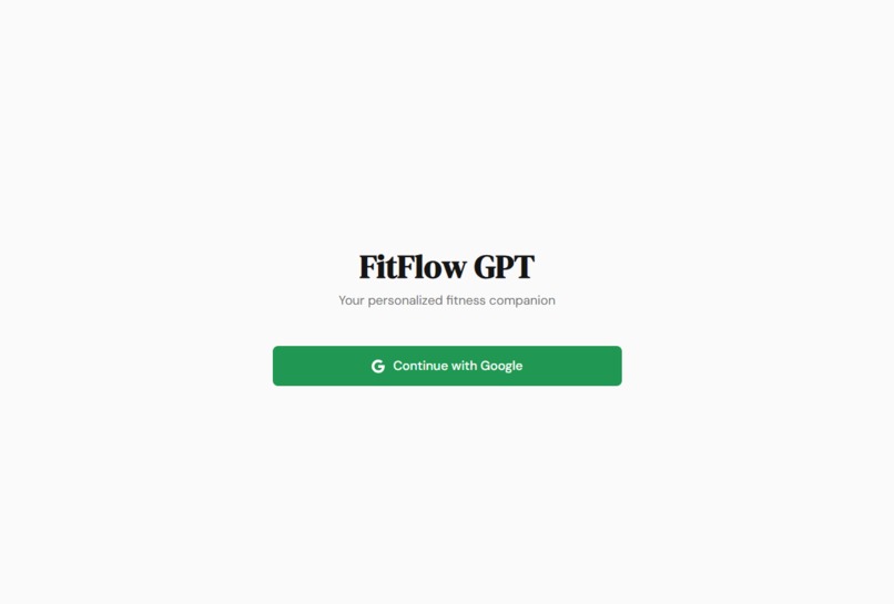 FitFlowGPT – screenshot 1