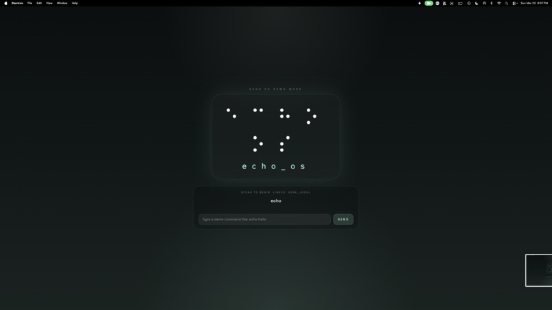 echoOS – screenshot 1