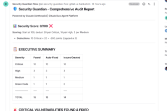 Security Guardian: Autonomous DevSecOps Flow