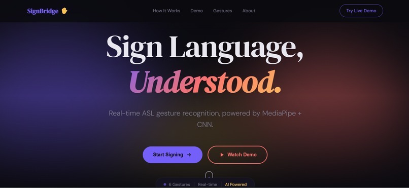 SignBridge – screenshot 1