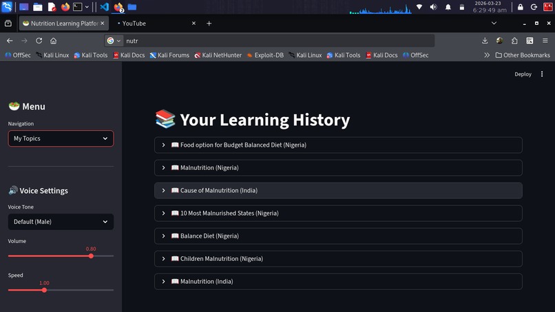 NutritionAI – screenshot 1
