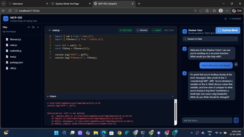 AdaptEd: Multi-Agent RAG Powered Adaptive Learning Platform – screenshot 5