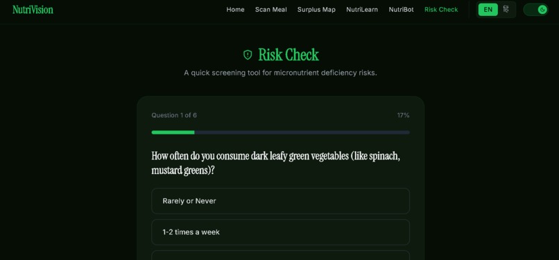  NutriVision AI – screenshot 1