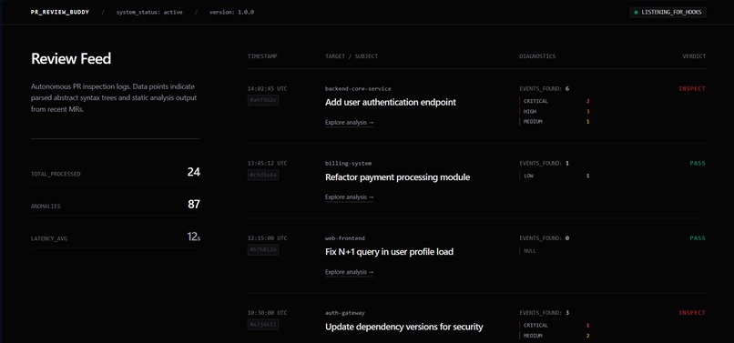 PR Review Buddy – screenshot 1