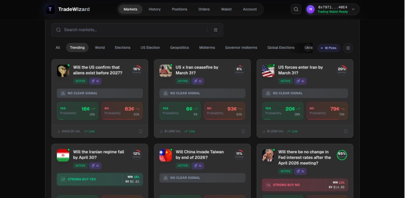 TradeWizard – screenshot 1