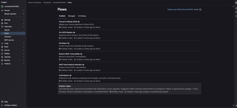 DepSync Agent – screenshot 2