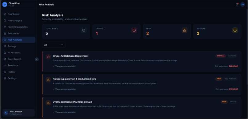 cloud-cost-pulse – screenshot 6
