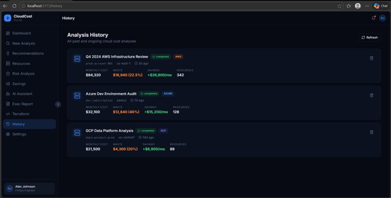 cloud-cost-pulse – screenshot 7