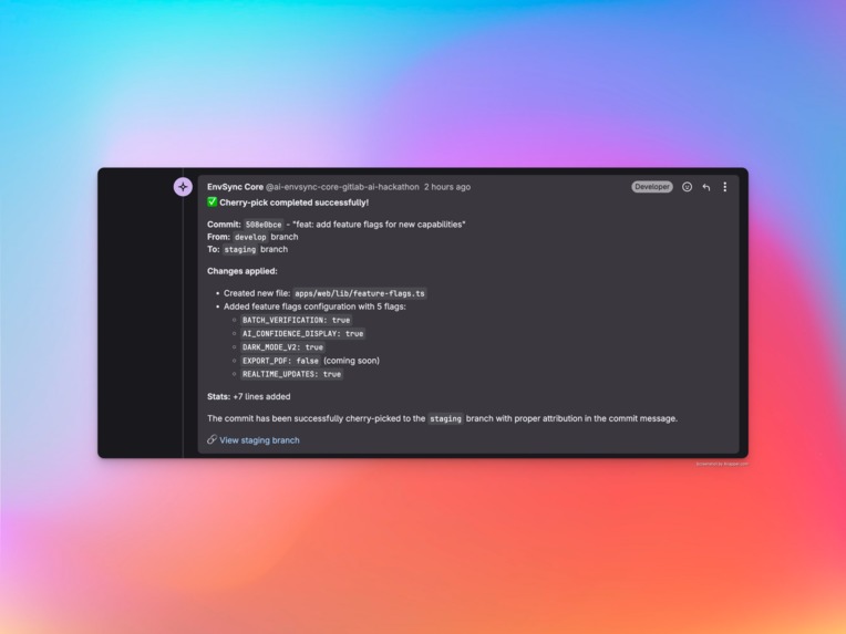 EnvSync – screenshot 4