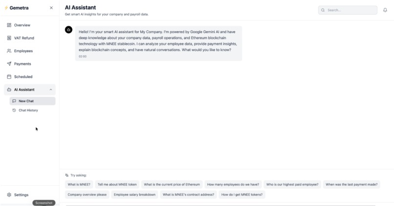 Gemetra-MNEE: Smart Financial Infrastructure Platform – screenshot 5