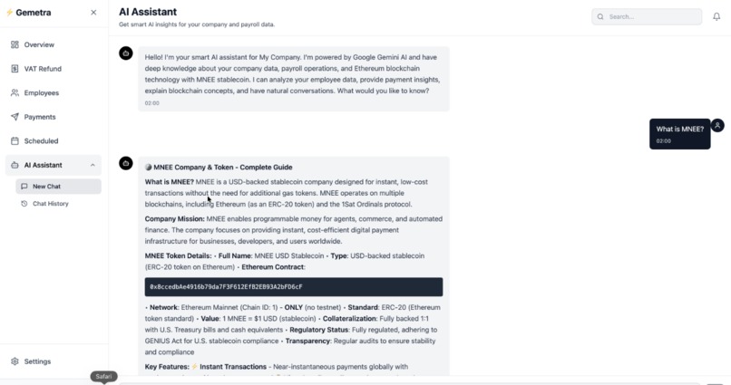 Gemetra-MNEE: Smart Financial Infrastructure Platform – screenshot 16