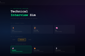 CodeGrill — AI Technical Interview Simulator