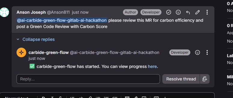 CARBIDE — Carbon-Aware Intelligent Developer Environment – screenshot 2