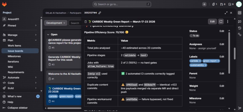 CARBIDE — Carbon-Aware Intelligent Developer Environment – screenshot 6