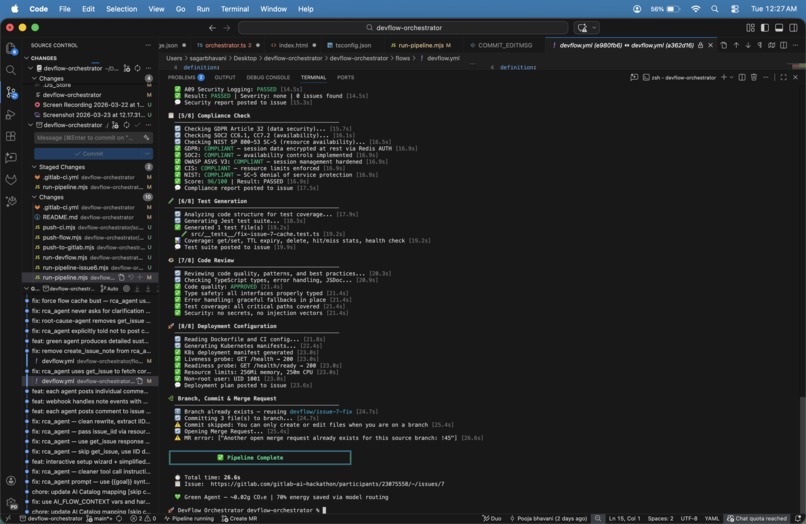 DevFlow Orchestrator – screenshot 2