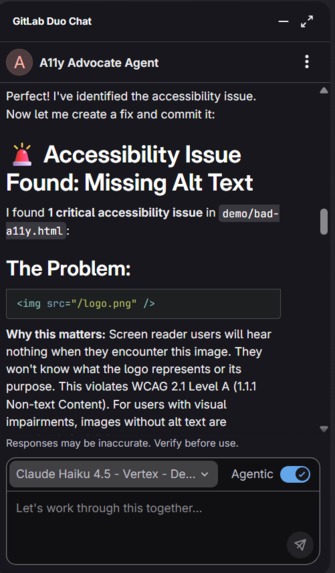 A11y Advocate: The Autonomous Inclusion Agent – screenshot 2