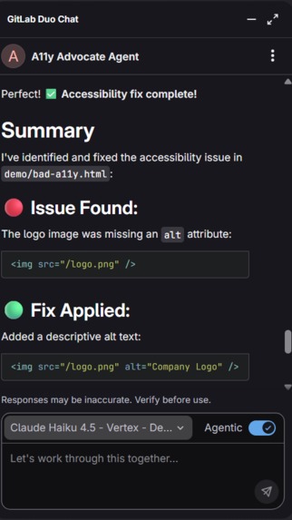 A11y Advocate: The Autonomous Inclusion Agent – screenshot 3