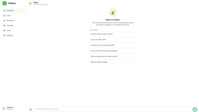 FinWise — AI Financial Coach for Emerging Markets – screenshot 11