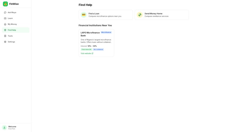 FinWise — AI Financial Coach for Emerging Markets – screenshot 12