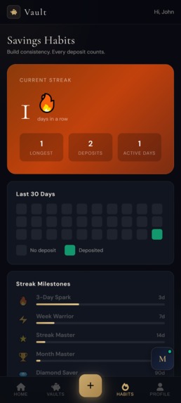 Vault — Smart Savings with AI Coaching – screenshot 8