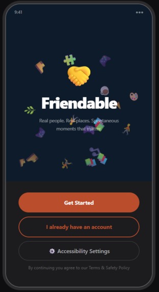 Friendable – screenshot 1