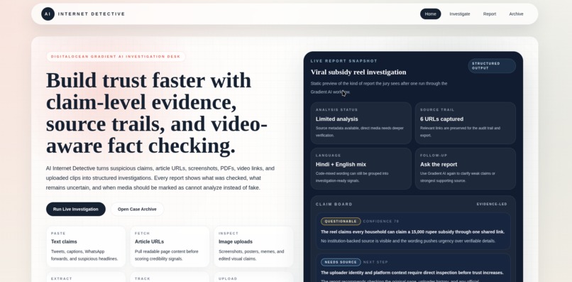 AI Internet Detective – screenshot 1