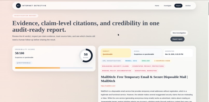 AI Internet Detective – screenshot 3