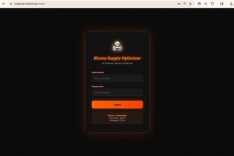 Kirana Supply Optimizer