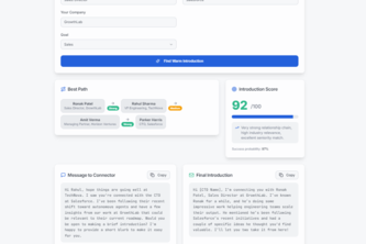 AI Warm Introduction Agent
