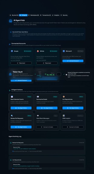 Enterprise-Grade API Token Vault Marketplace  – screenshot 2