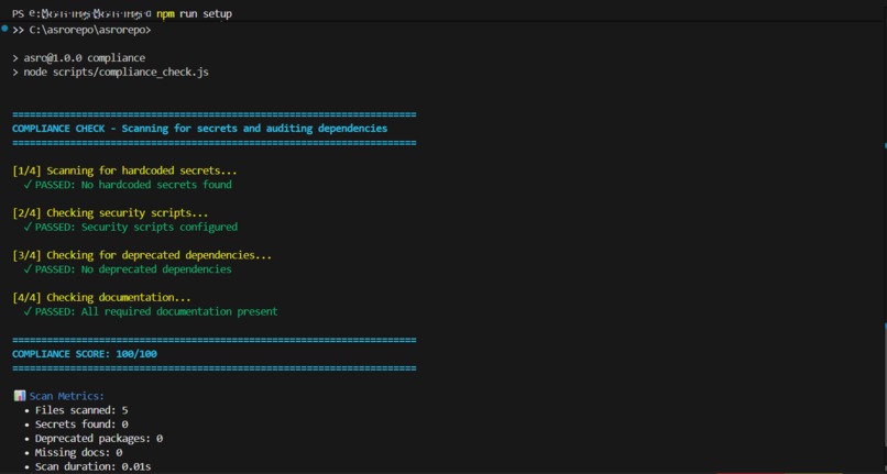 ASRO-Autonomous Secure Release Orchestrator – screenshot 3