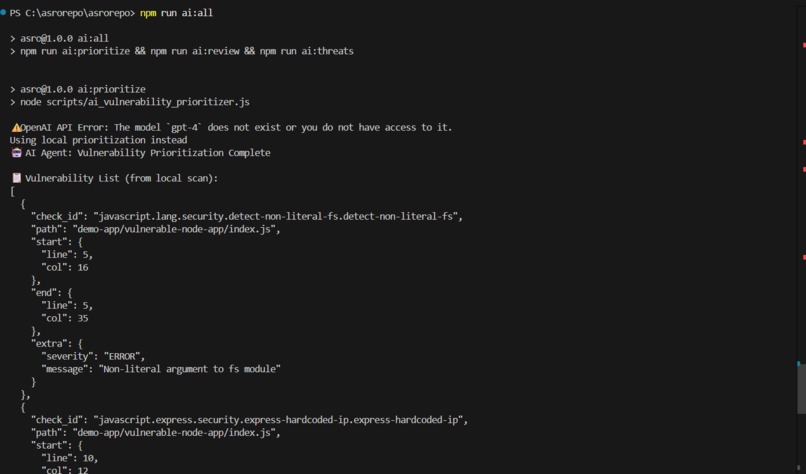 ASRO-Autonomous Secure Release Orchestrator – screenshot 5