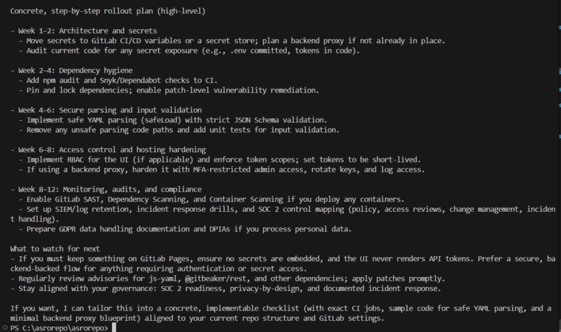 ASRO-Autonomous Secure Release Orchestrator – screenshot 7