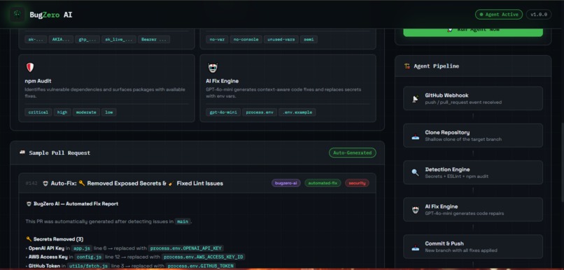 BugZero AI – screenshot 1