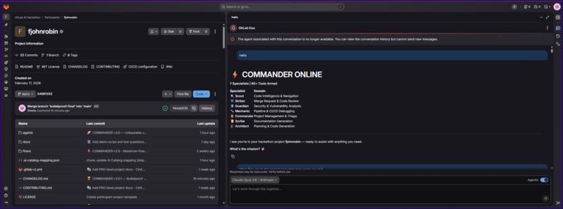 COMMANDER — 7 AI Specialists, One Conversation – screenshot 1