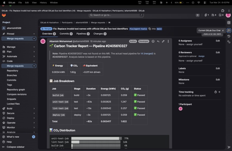Carbon Tracker – screenshot 5