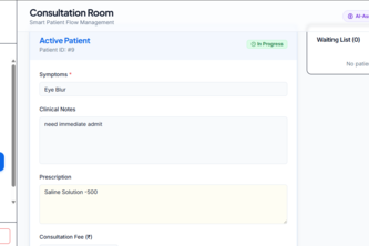 Smart Eye Care Flow System