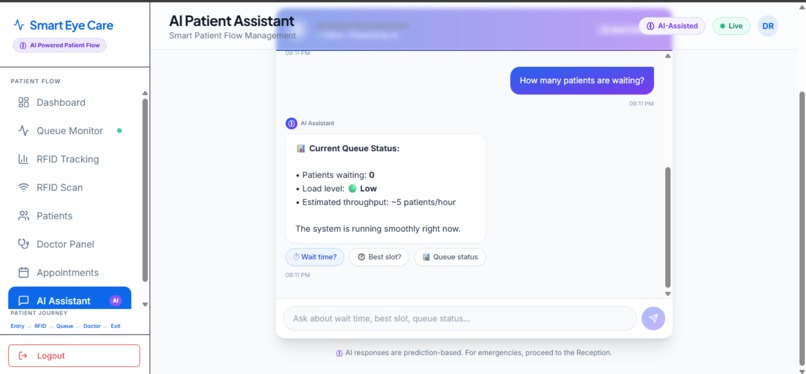 Smart Eye Care Flow System – screenshot 2