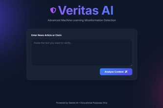 Veritas AI - Fake news detector