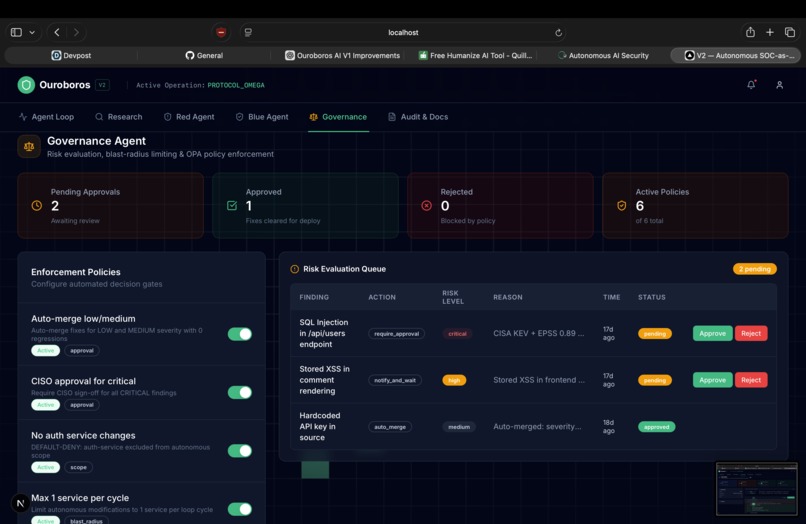 Ouroboros - Autonomous Security – screenshot 5
