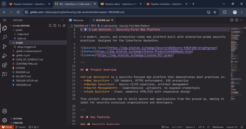 G-Lab Sentinel v3.1: Autonomous DevSecOps AI Agent – screenshot 4