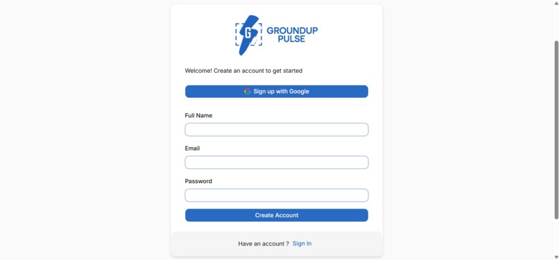 GroundUp Pulse – screenshot 3