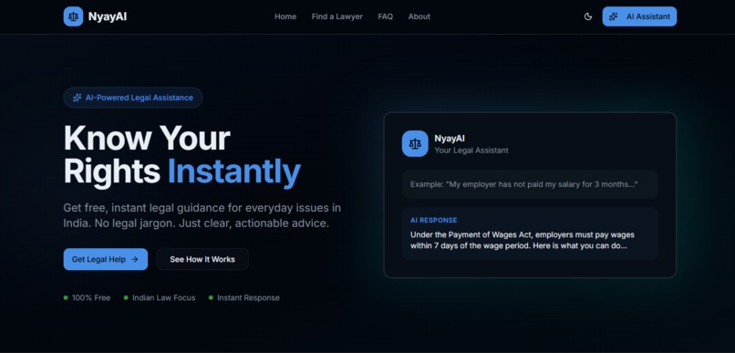 NyayAI – screenshot 2