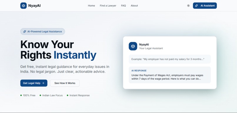 NyayAI – screenshot 1