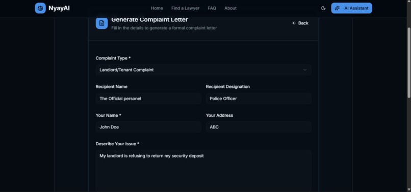 NyayAI – screenshot 5