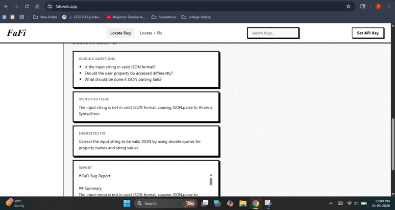 FaFi- Fast Fix Agent – screenshot 2