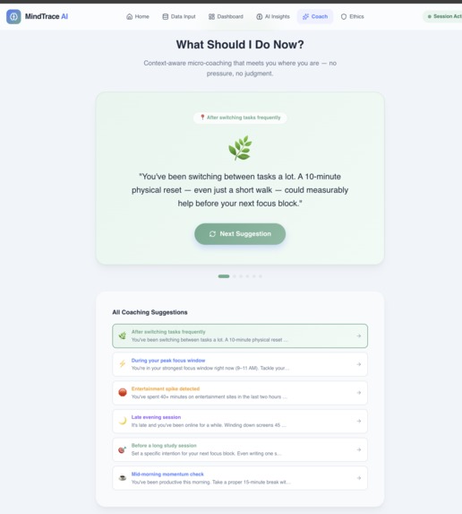 MindTrace AI – screenshot 3