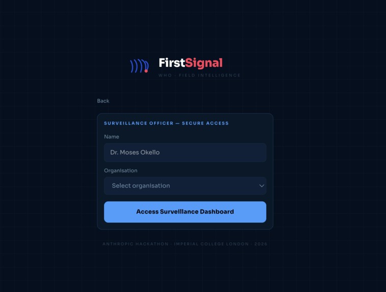 FirstSignal – screenshot 1